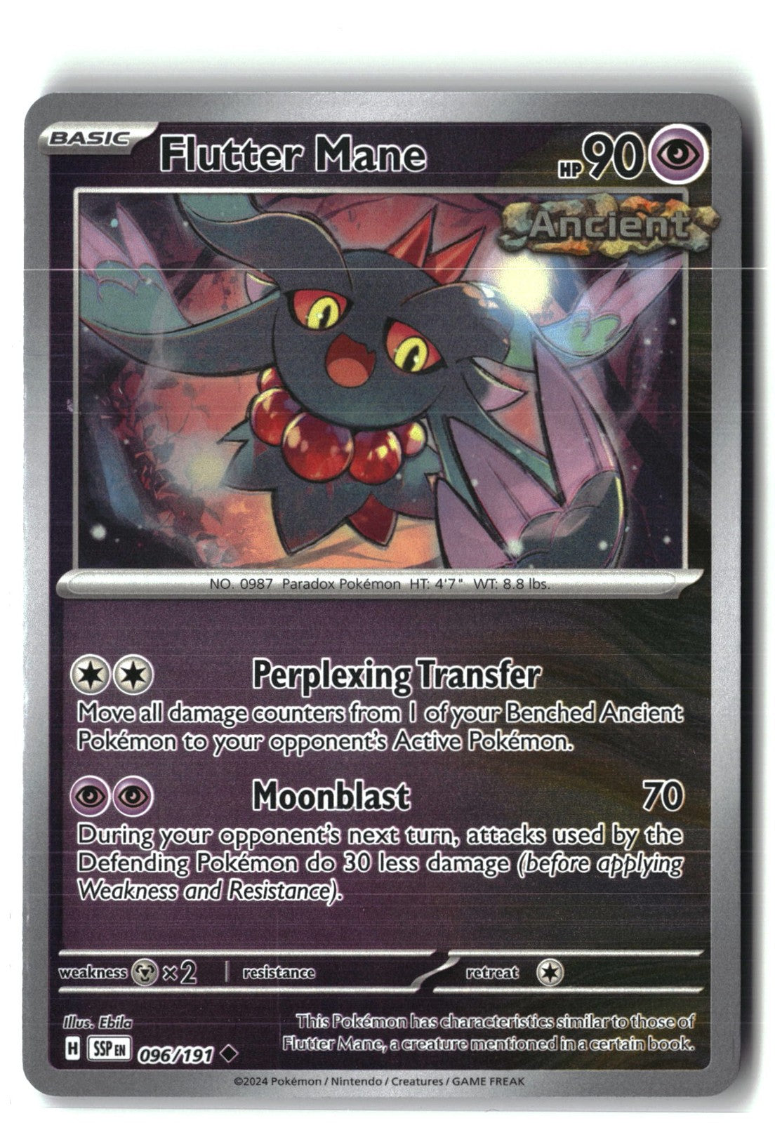 Flutter Mane Reverse Holofoil NM (Surging Sparks 096/191)