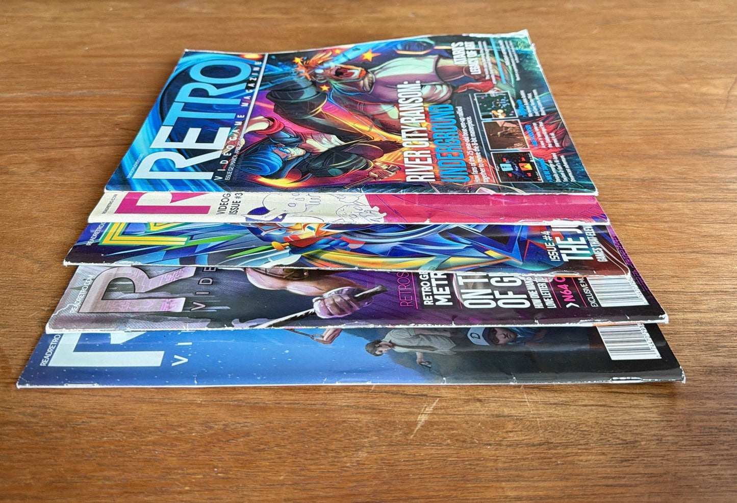 RETRO VIDEOGAME MAGAZINE Lot Of 5 (2014) ISSUES #2-6 Read Description #2 Signed