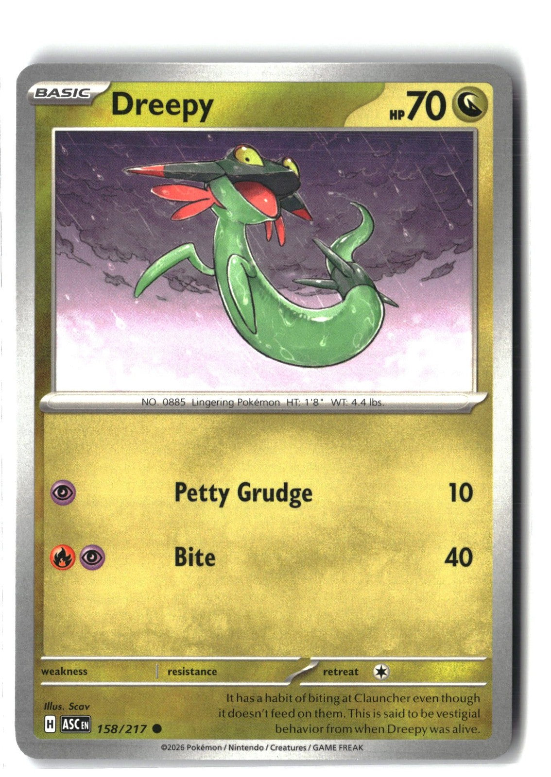 Dreepy (ME: Ascended Heroes 158/217) NM
