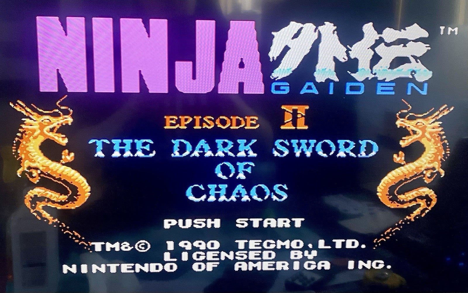 Ninja Gaiden II 2 The Dark Sword of Chaos Nintendo NES Complete in Box CIB Works