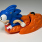 Vintage 1993 Sega Sonic the Hedgehog w/Flame Base Launcher plastic toy WORKS