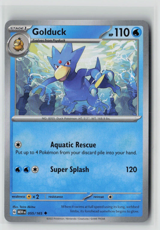 Golduck (SV: Scarlet & Violet 151 055/165) NM
