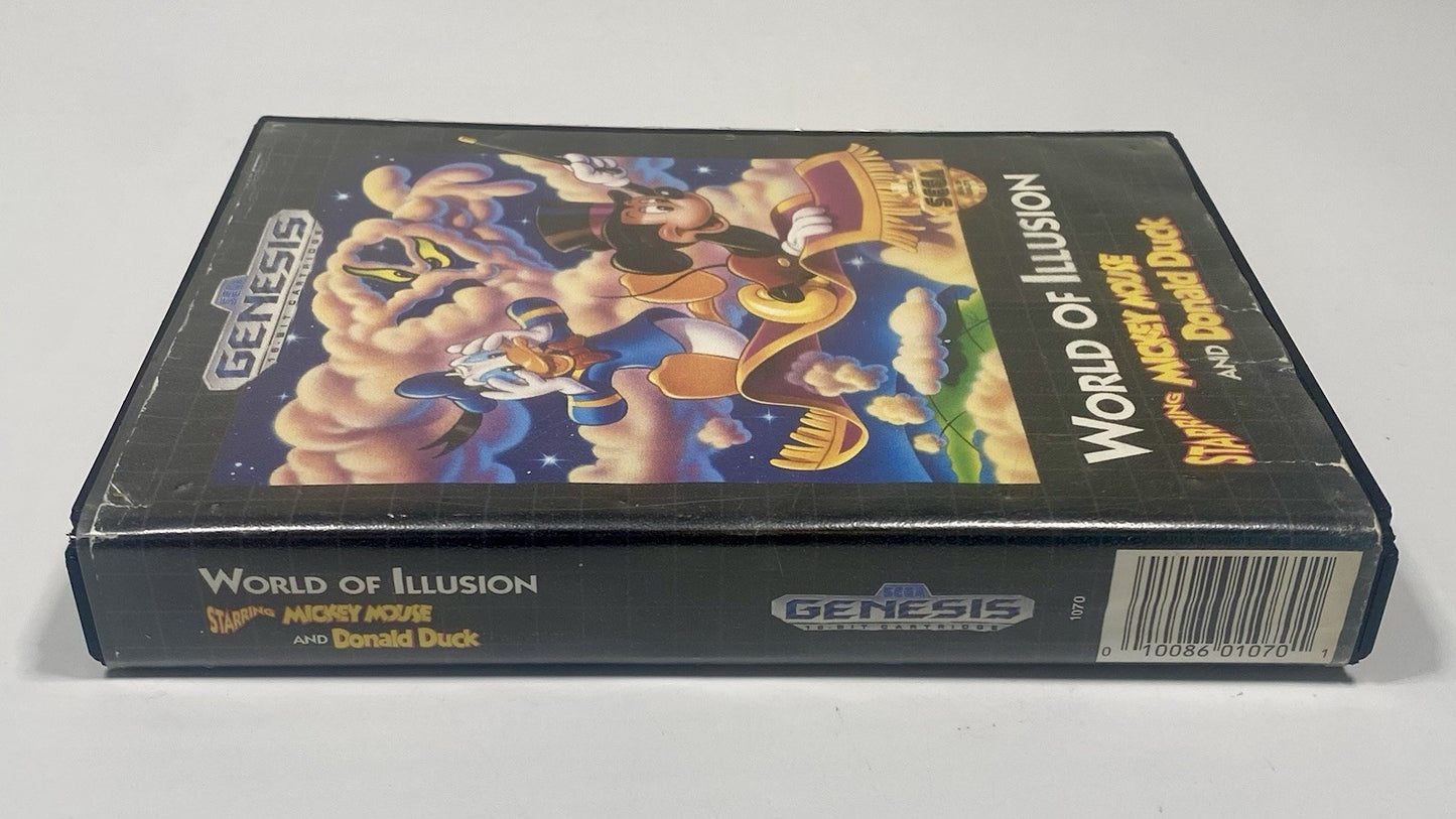 World Of Illusion Starting Mickey Mouse & Donald Duck 1992 Sega Genesis Tested