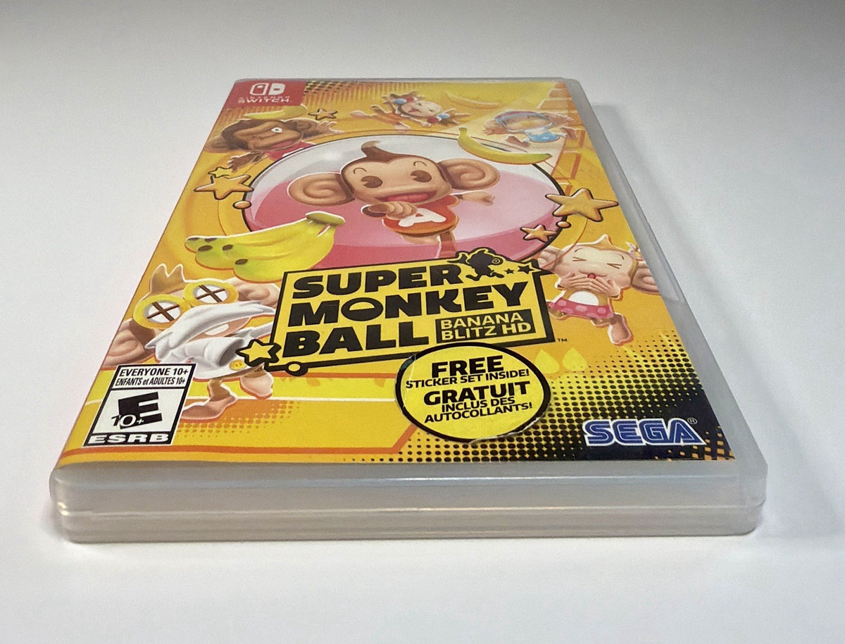 Super Monkey Ball: Banana Blitz HD (Nintendo Switch) Complete CIB W/  Stickers