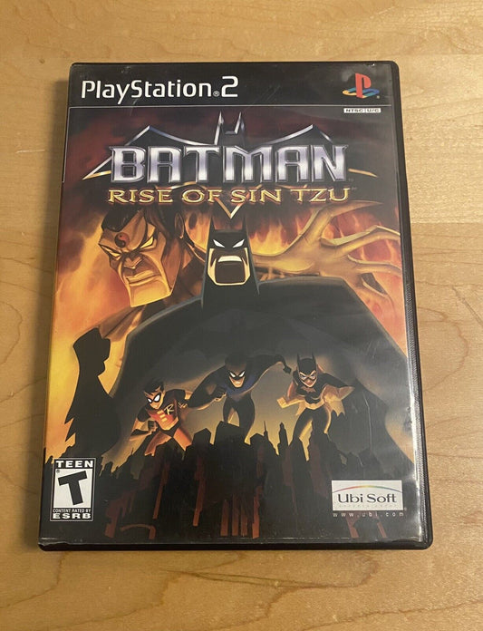 Batman: Rise of Sin Tzu Game (Playstation 2 PS2, 2003) CIB Authentic & Tested