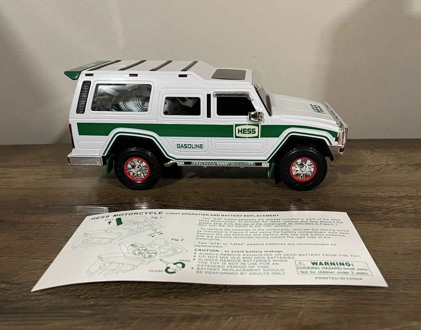 Hess Toy Truck: SUV & Motorcycles 2004 NEW in BOX 40th Anniversary