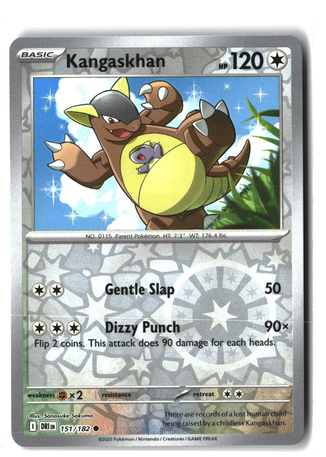 Kangaskhan Reverse Holofoil NM (Destined Rivals 151/182)