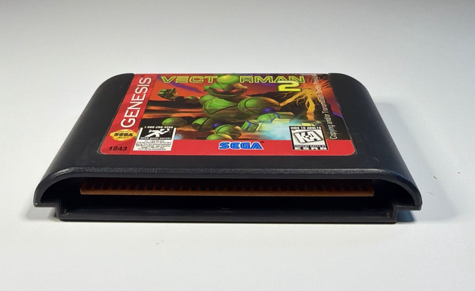 Vectorman 2 (Sega Genesis) Game Cartridge, Authentic, Tested & Working!