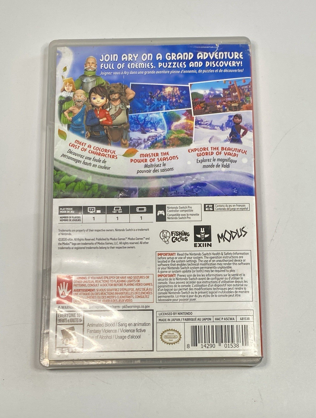 Ary and the Secret of Seasons - Nintendo Switch - Tested