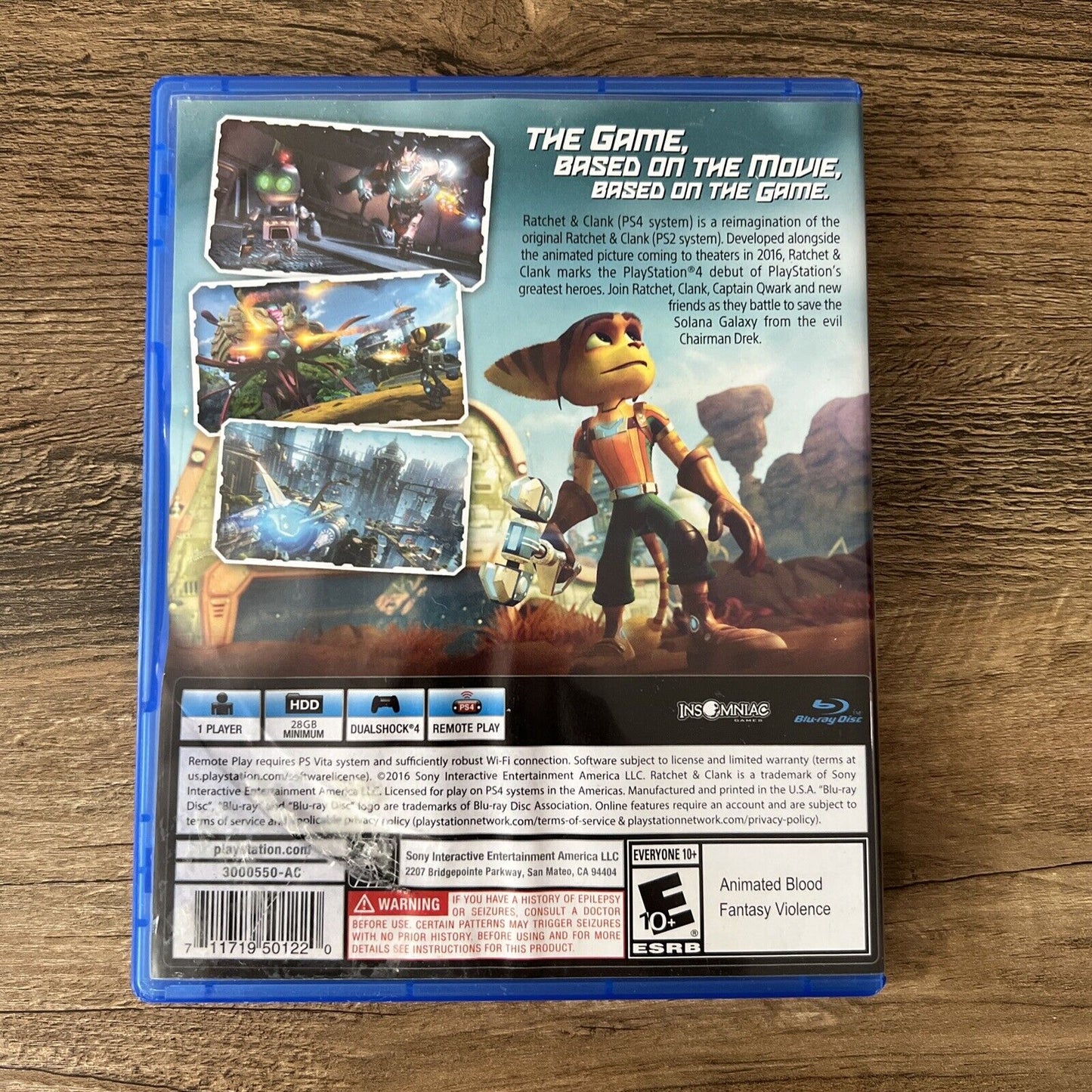 Ratchet & Clank  - Blue Label - Sony Playstation 4 / PS4 - Tested!