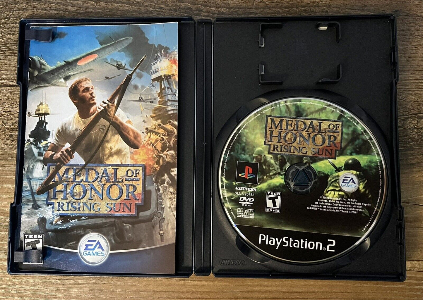 Medal of Honor Rising Sun Playstation 2 PS2 Complete