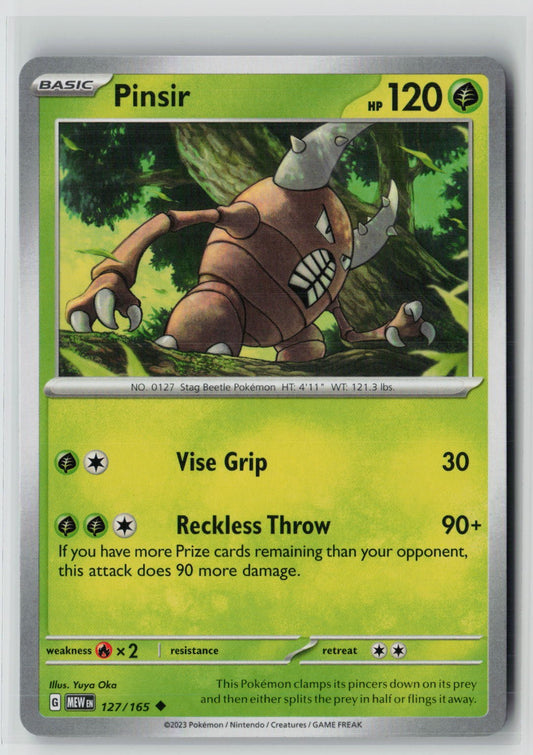 Pinsir (SV: Scarlet & Violet 151 127/165) NM