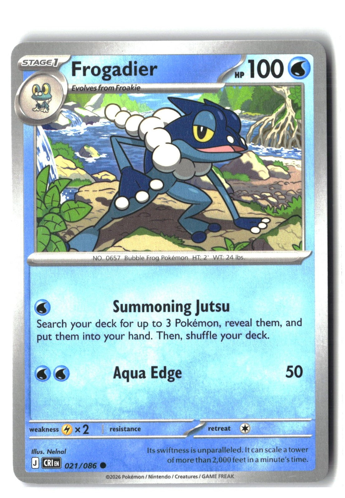 Frogadier (Chaos Rising 021/086) NM