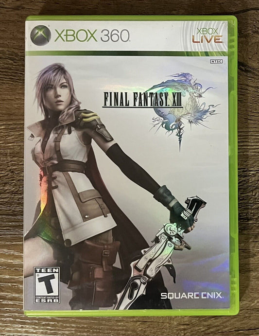 Final Fantasy XIII (Microsoft Xbox 360, 2010) CIB Tested And Works! Clean Discs