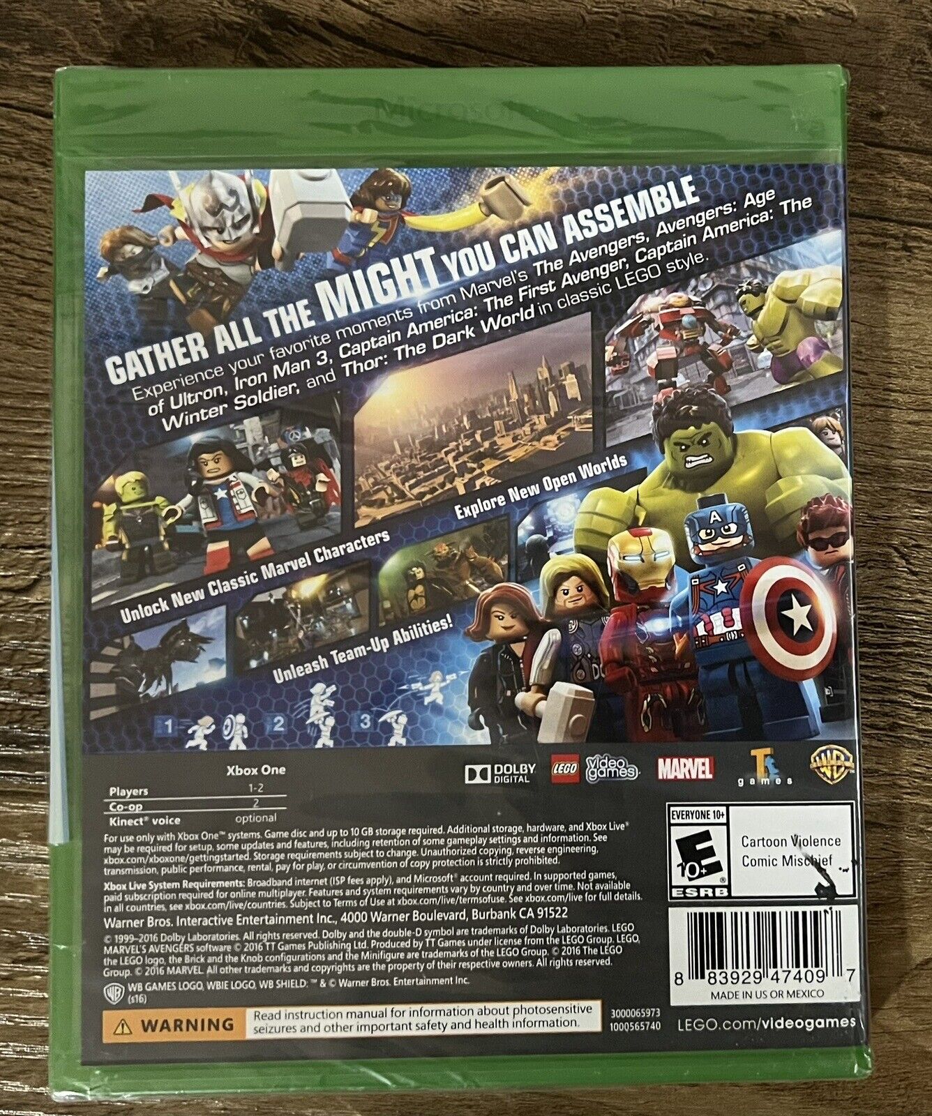 LEGO Marvel's Avengers (Microsoft Xbox One, 2016) Sealed!