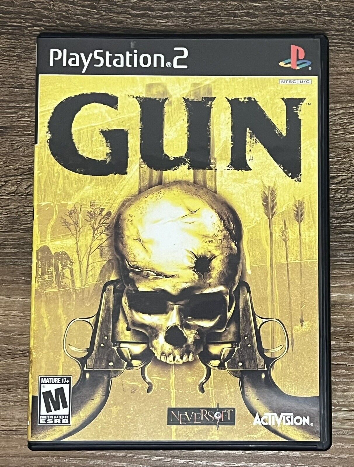 Gun Sony PlayStation 2 PS2 Activison Complete CIB Manual Tested!