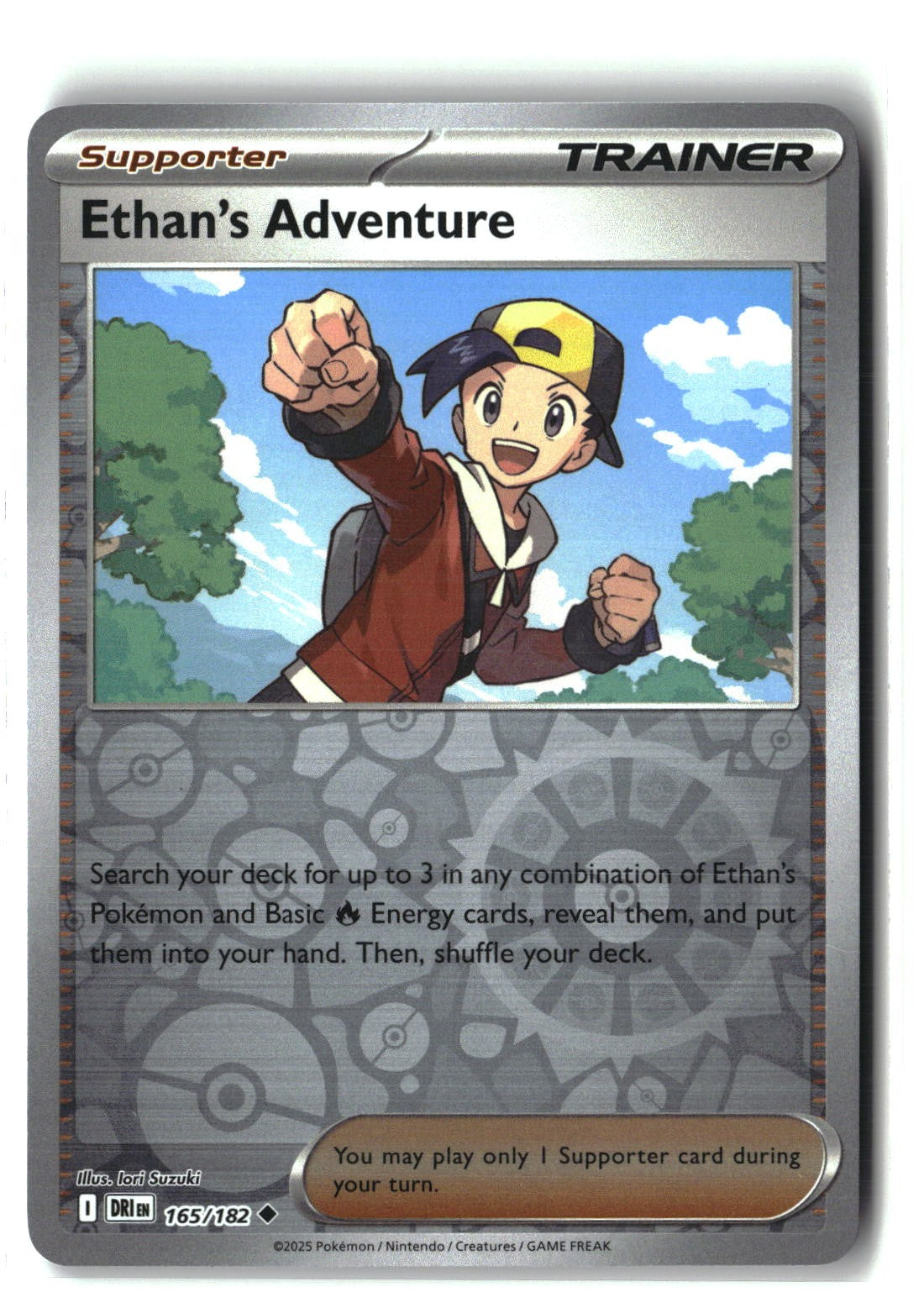Ethan's Adventure Reverse Holofoil NM (Destined Rivals 165/182)