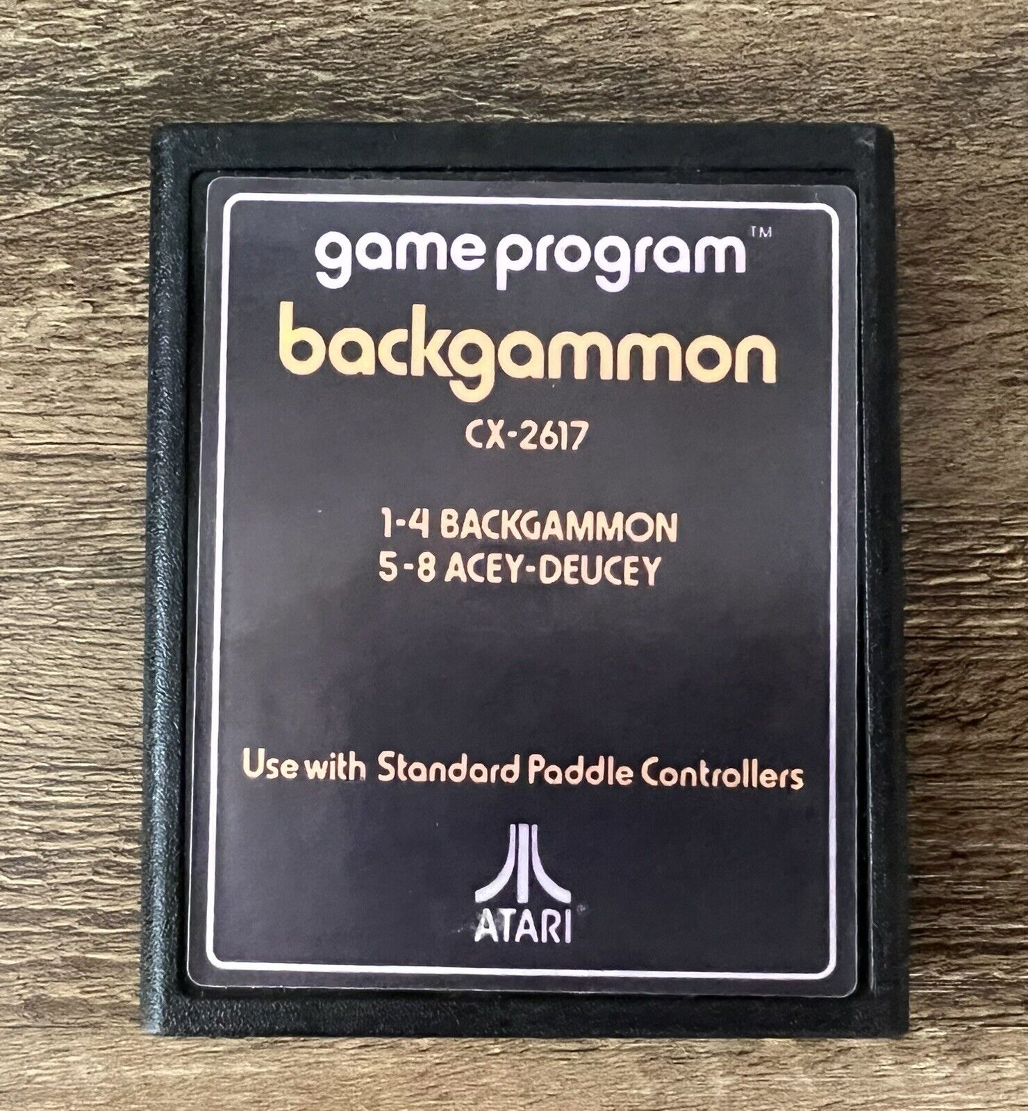 Backgammon Atari 2600 Complete CIB  Special Edition Tested & Works!