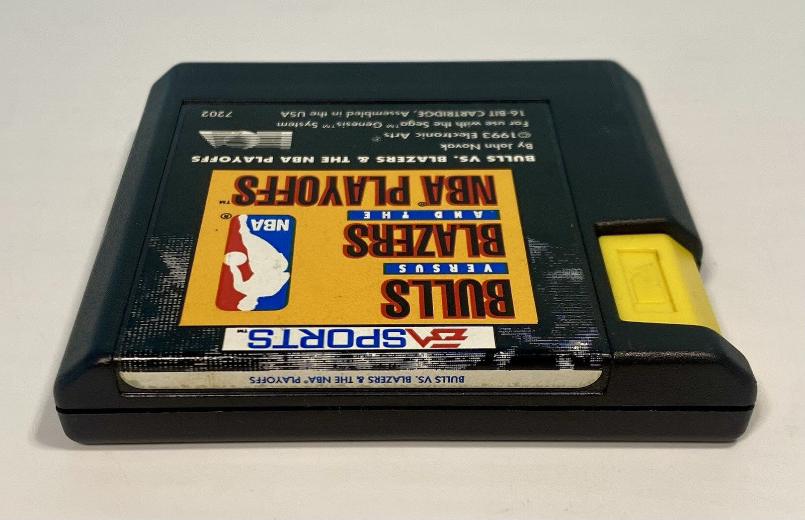 Bulls vs. Blazers and the NBA Playoffs Sega Genesis 1993 CIB W/ Case & Manual