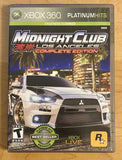 Midnight Club: Los Angeles - Complete Edition, Platinum Hits (Xbox 360 2009) CIB