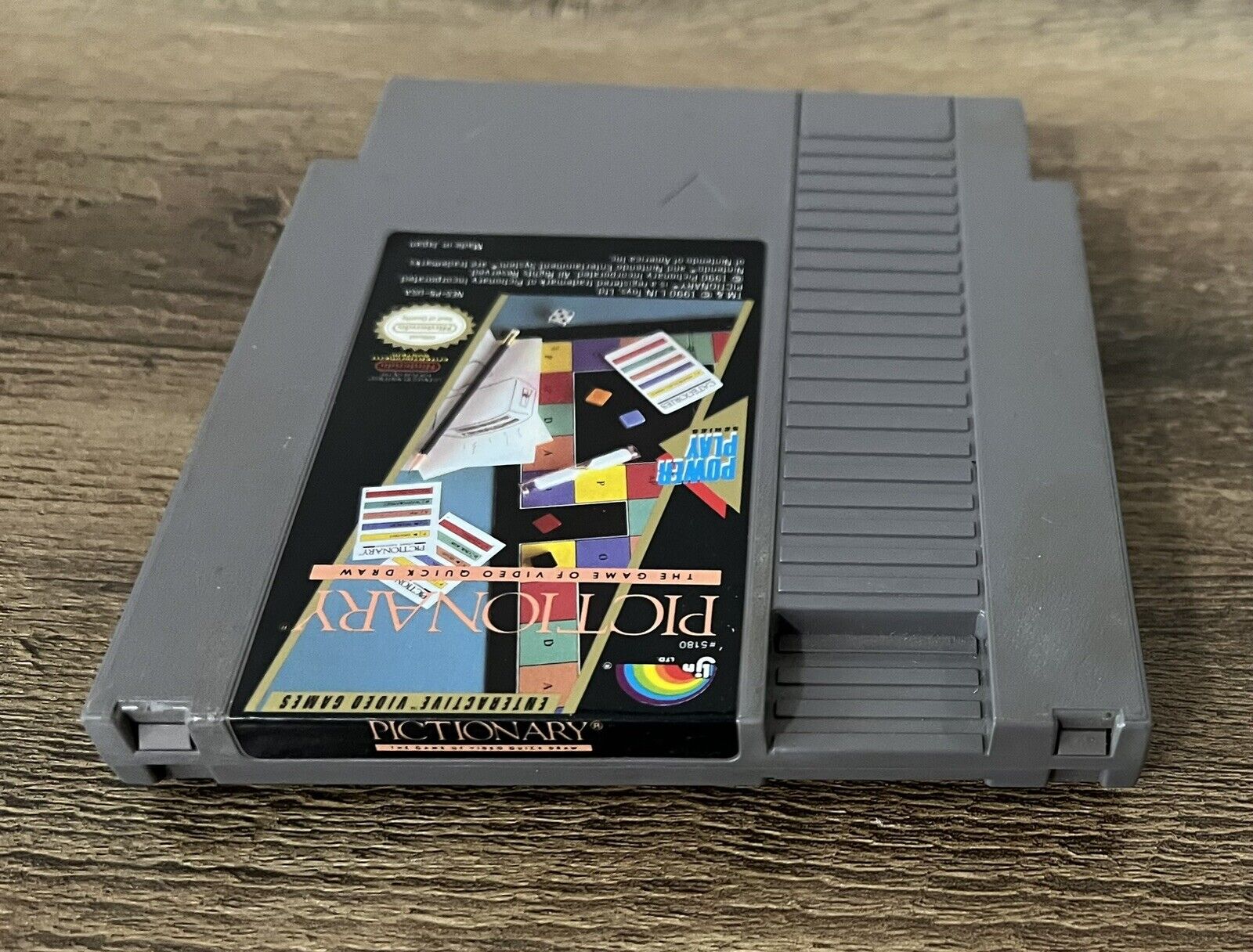Pictionary (Nintendo Entertainment System, NES, 1990) Authentic Tested Working