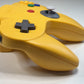 Yellow N64 Nintendo 64 Controller OEM w/ 8BitDo Hall Effect Joystick Tested