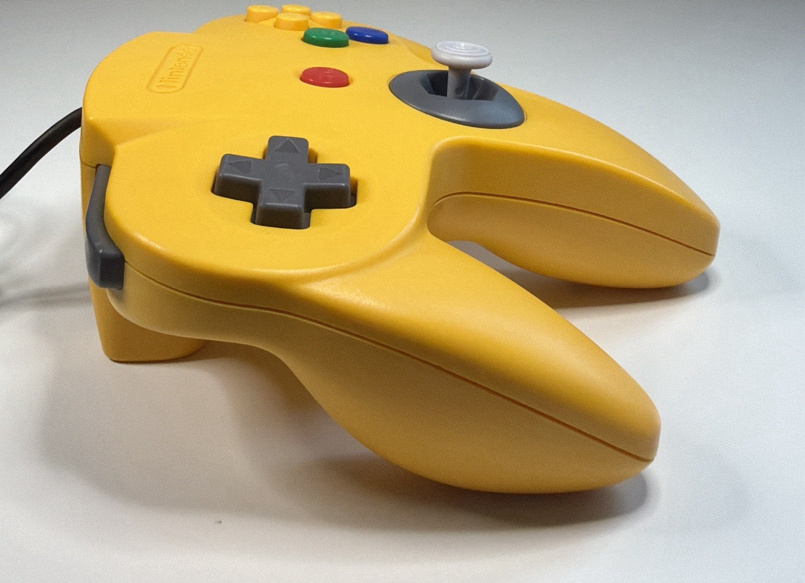 Yellow N64 Nintendo 64 Controller OEM w/ 8BitDo Hall Effect Joystick Tested