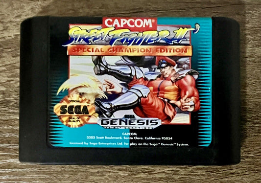 Street Fighter 2 Special Champion Edition (Sega Genesis) Cartridge Only - Tested