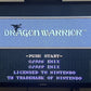 Dragon Warrior (Nintendo NES) Cartridge Only, Authentic, Tested & Works!