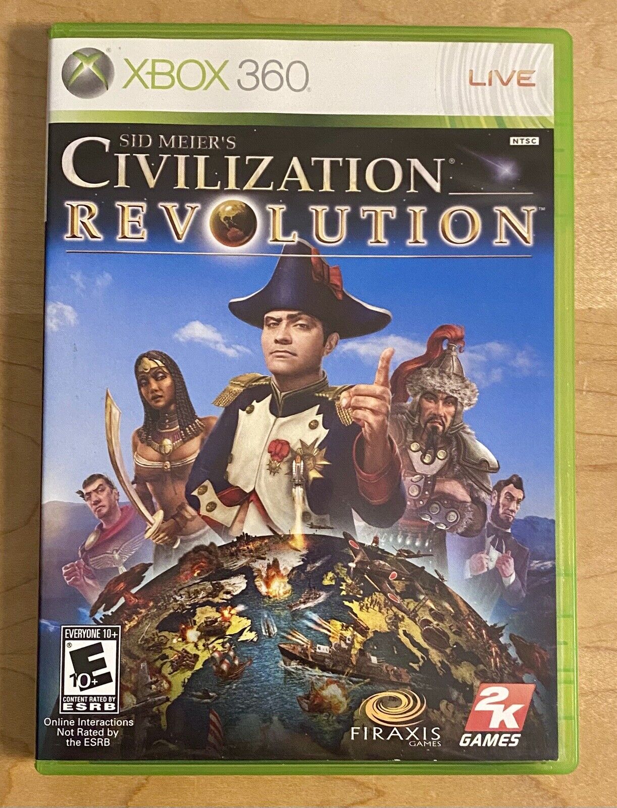 Civilization Revolution (Xbox 360, 2007) CIB W/ Manual, Authentic & Tested