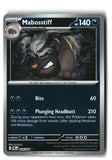 Mabosstiff Reverse Holofoil NM (Pitch Black 058/084)