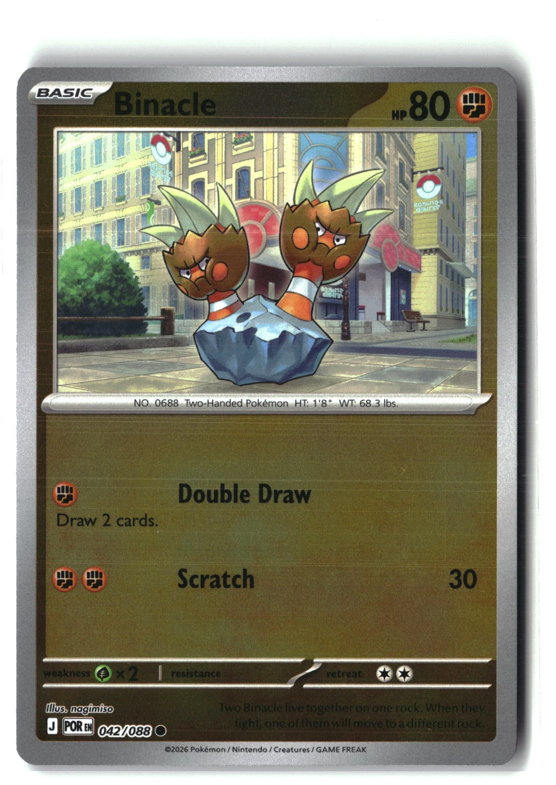 Binacle Reverse Holofoil NM (Perfect Order 042/088)