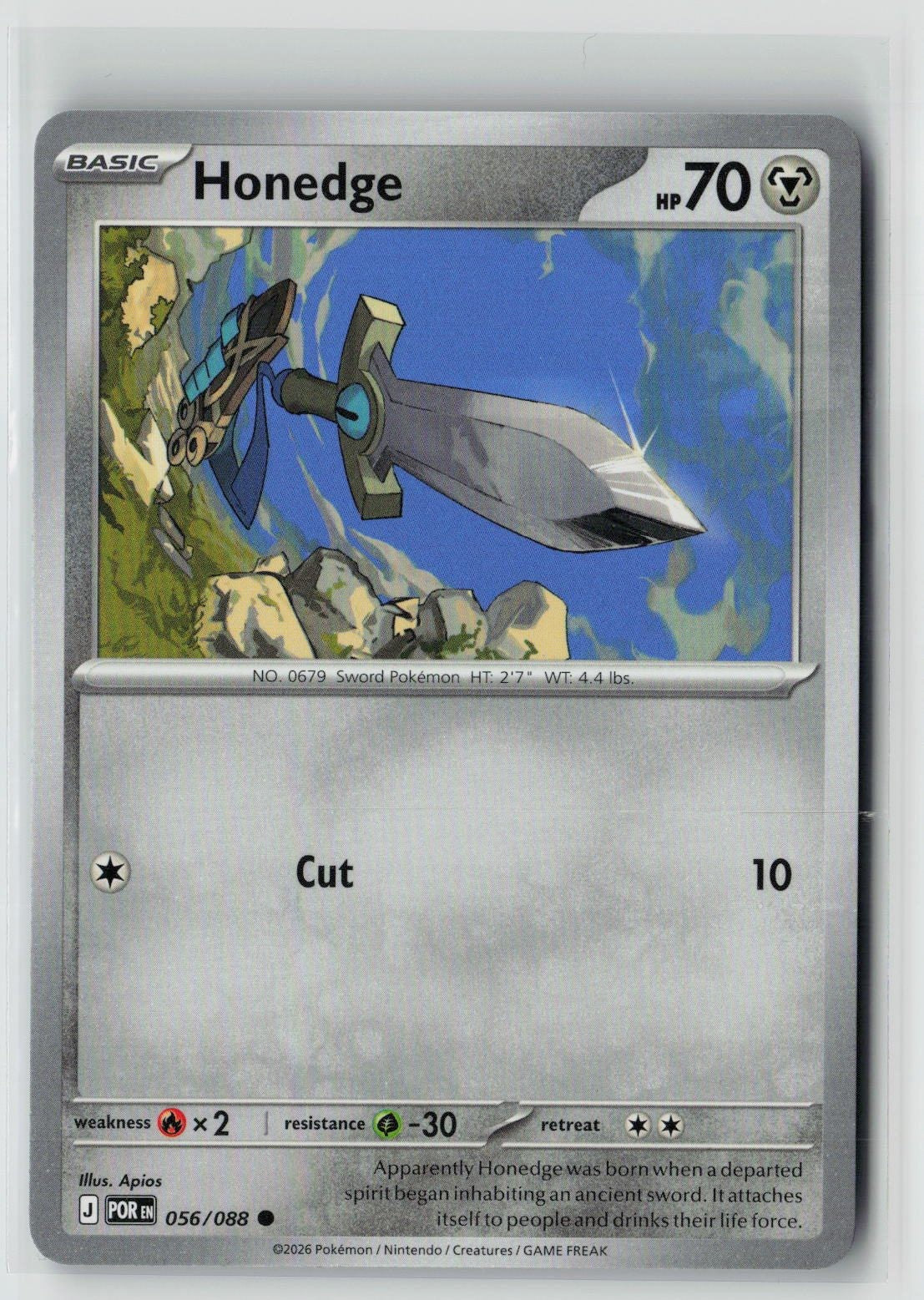 Honedge (Perfect Order 056/088) NM