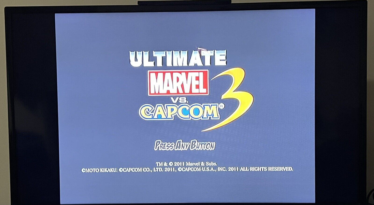 Ultimate Marvel vs. Capcom 3 (Microsoft Xbox 360, 2011) Disc Only