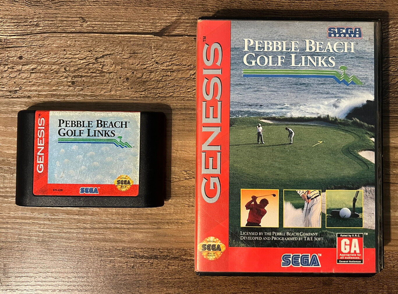 Pebble Beach Golf Links (Sega Genesis, 1994, SEGA Sports)