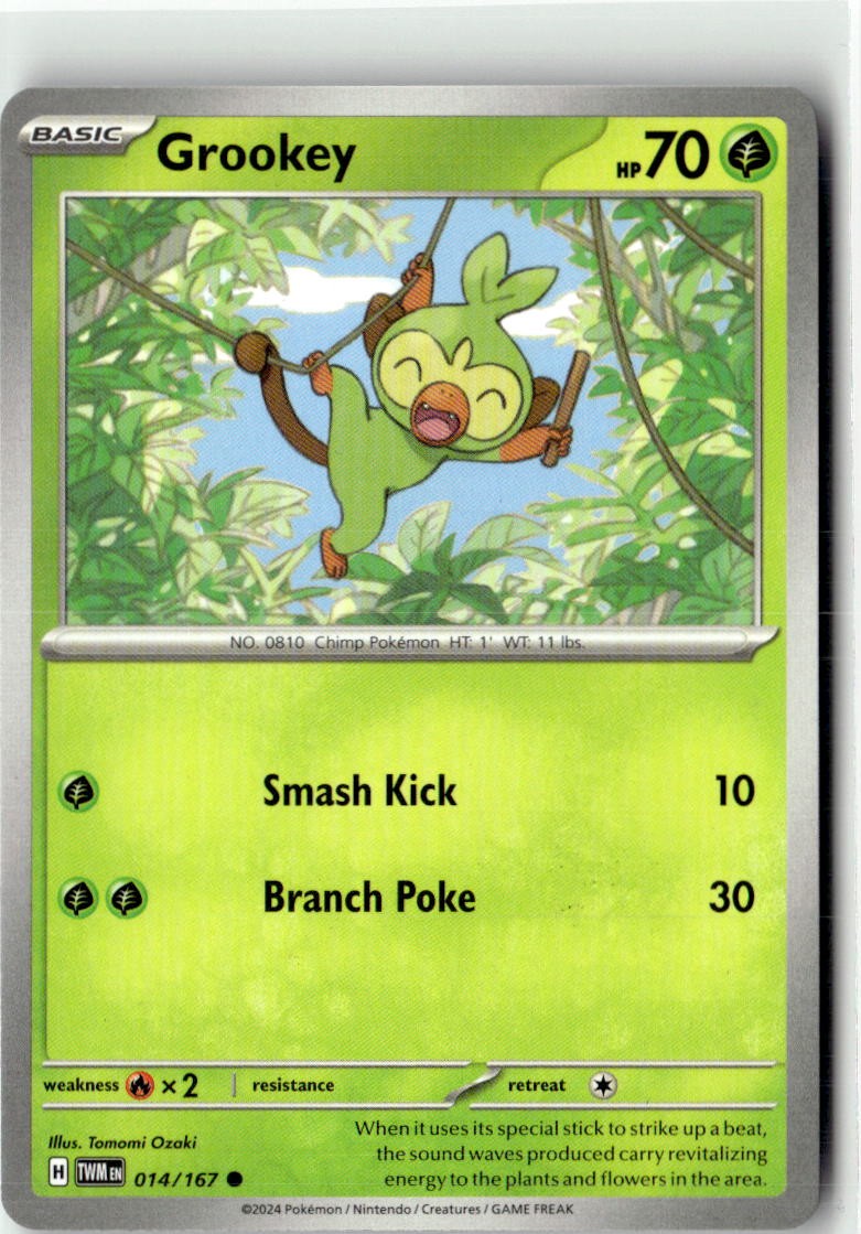Grookey (Twilight Masquerade 014/167) NM