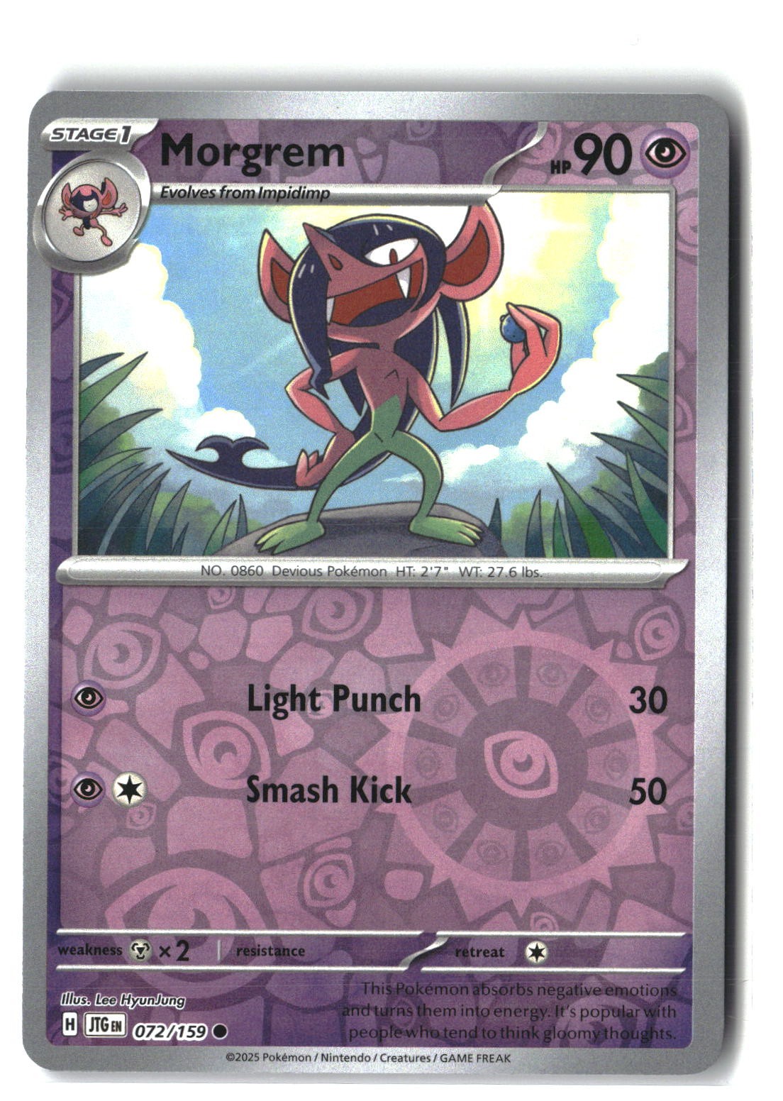 Morgrem Reverse Holofoil NM (Journey Together 072/159)