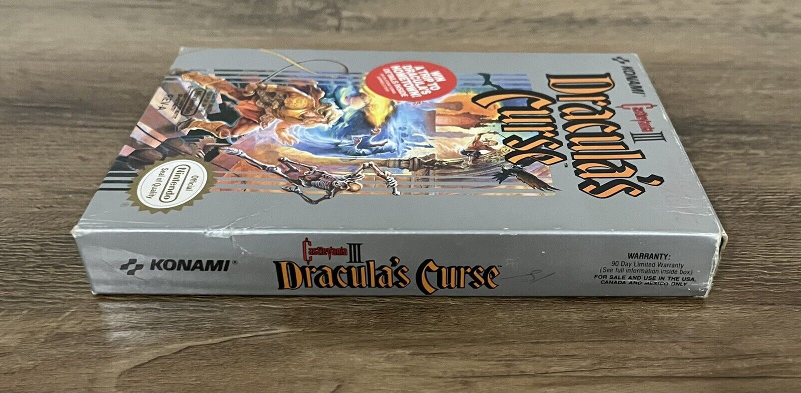 NES Castlevania III: Dracula's Curse Excellent Condition, Complete in Box!