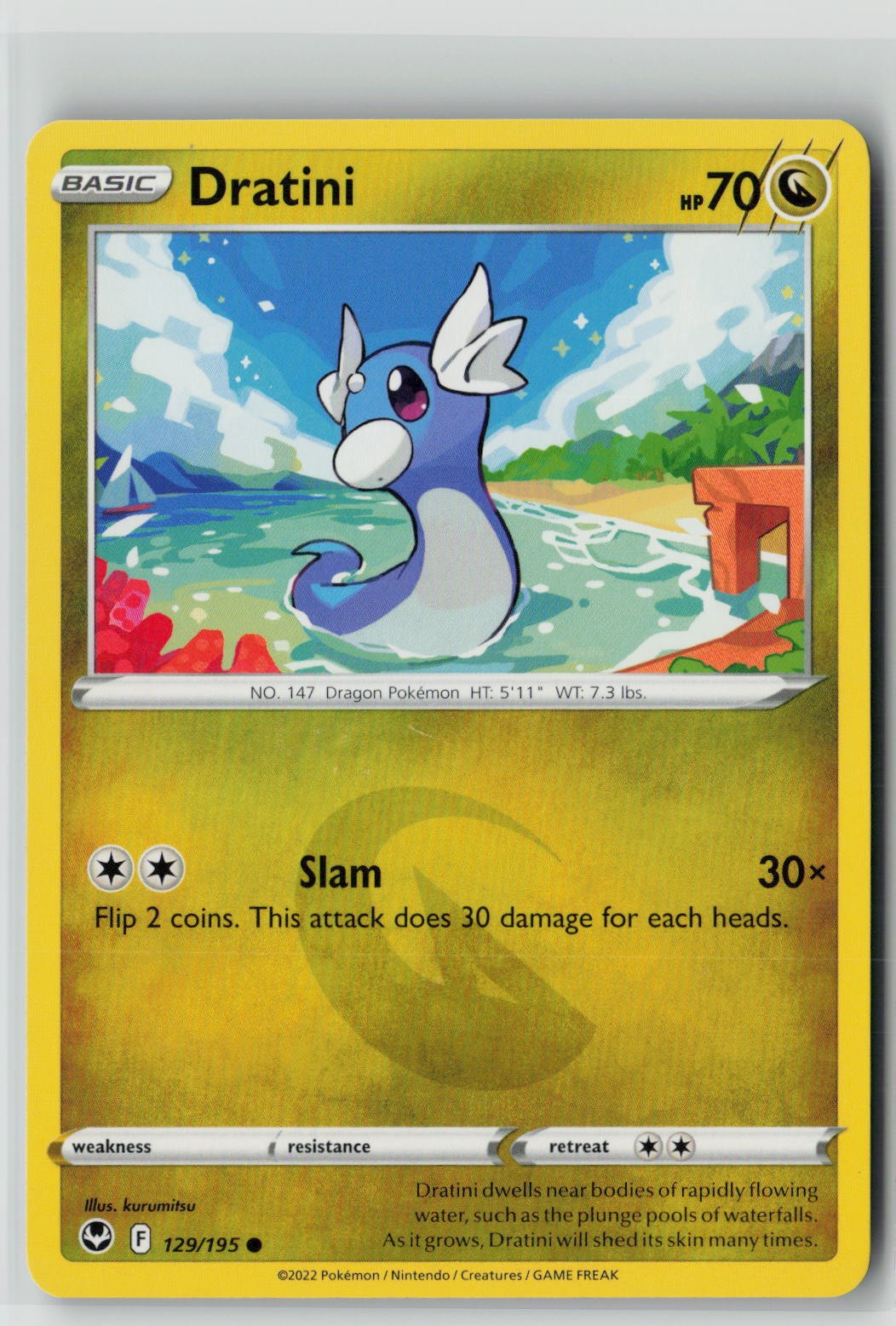 Dratini (SWSH12: Silver Tempest 129/195) NM