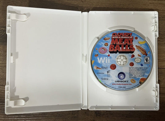 Cloudy With a Chance of Meatballs (Nintendo Wii, 2009) Tested & Works!