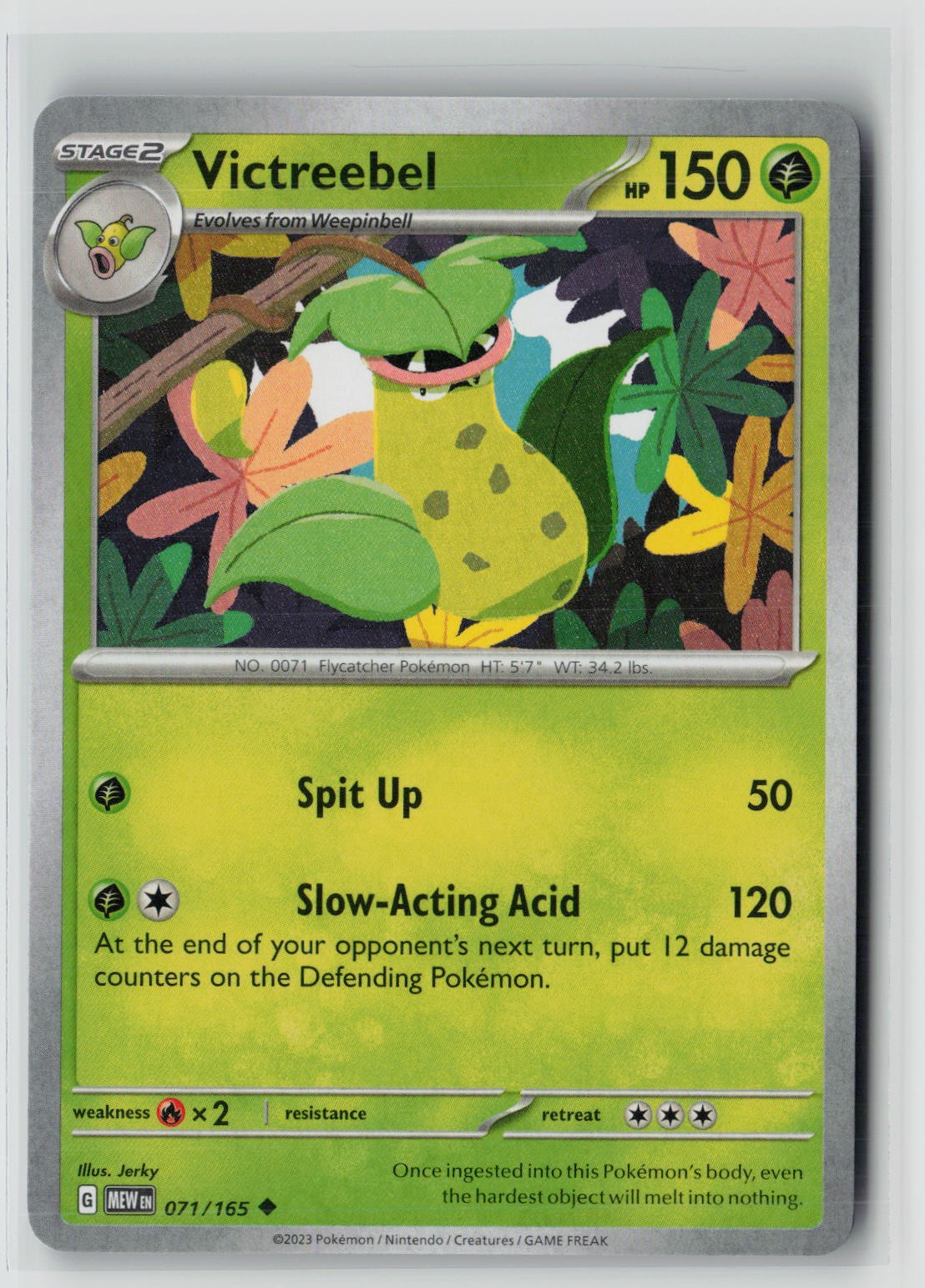 Victreebel (SV: Scarlet & Violet 151 071/165) NM