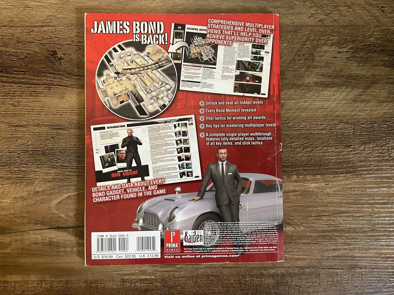 James Bond 007 From Russia With Love Prima Games Official Strategy Guide Book