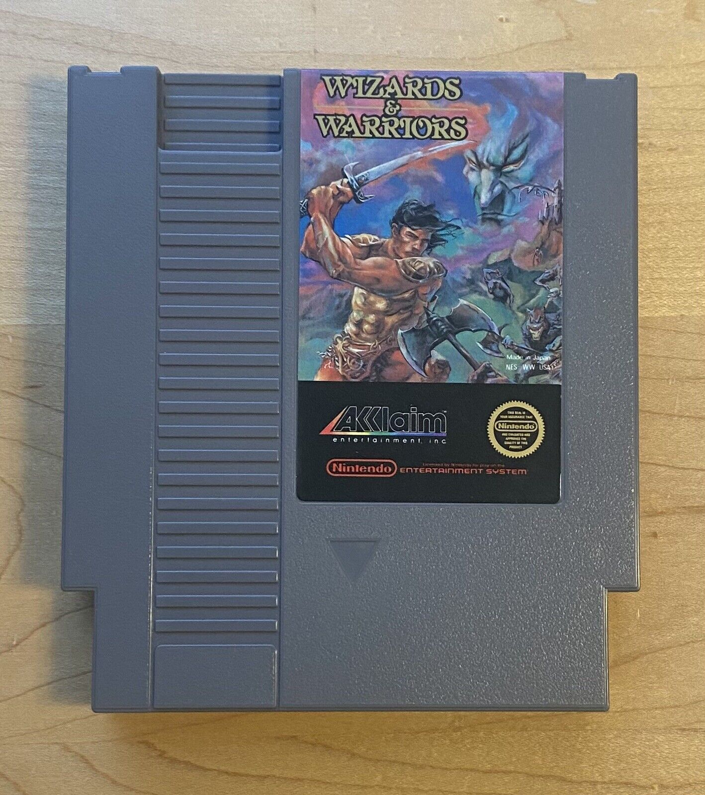 Wizards & Warriors (Nintendo Entertainment System NES, 1987) Cart Only, Tested