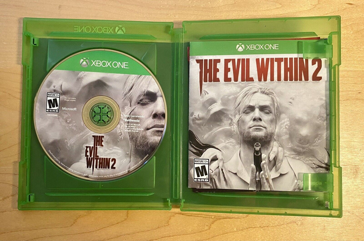 The Evil Within 2 (Microsoft Xbox One, 2017) Complete, CIB