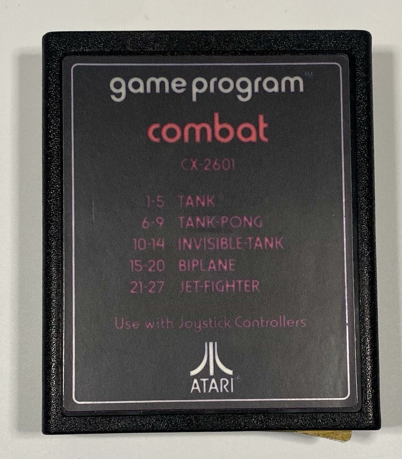 Atari 2600 Console CIB W/ Joysticks, Paddles, Manual, Combat Game & More! Tested
