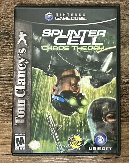 Tom Clancy's Splinter Cell: Chaos Theory GameCube 2005 CIB W Reg Card Tested!