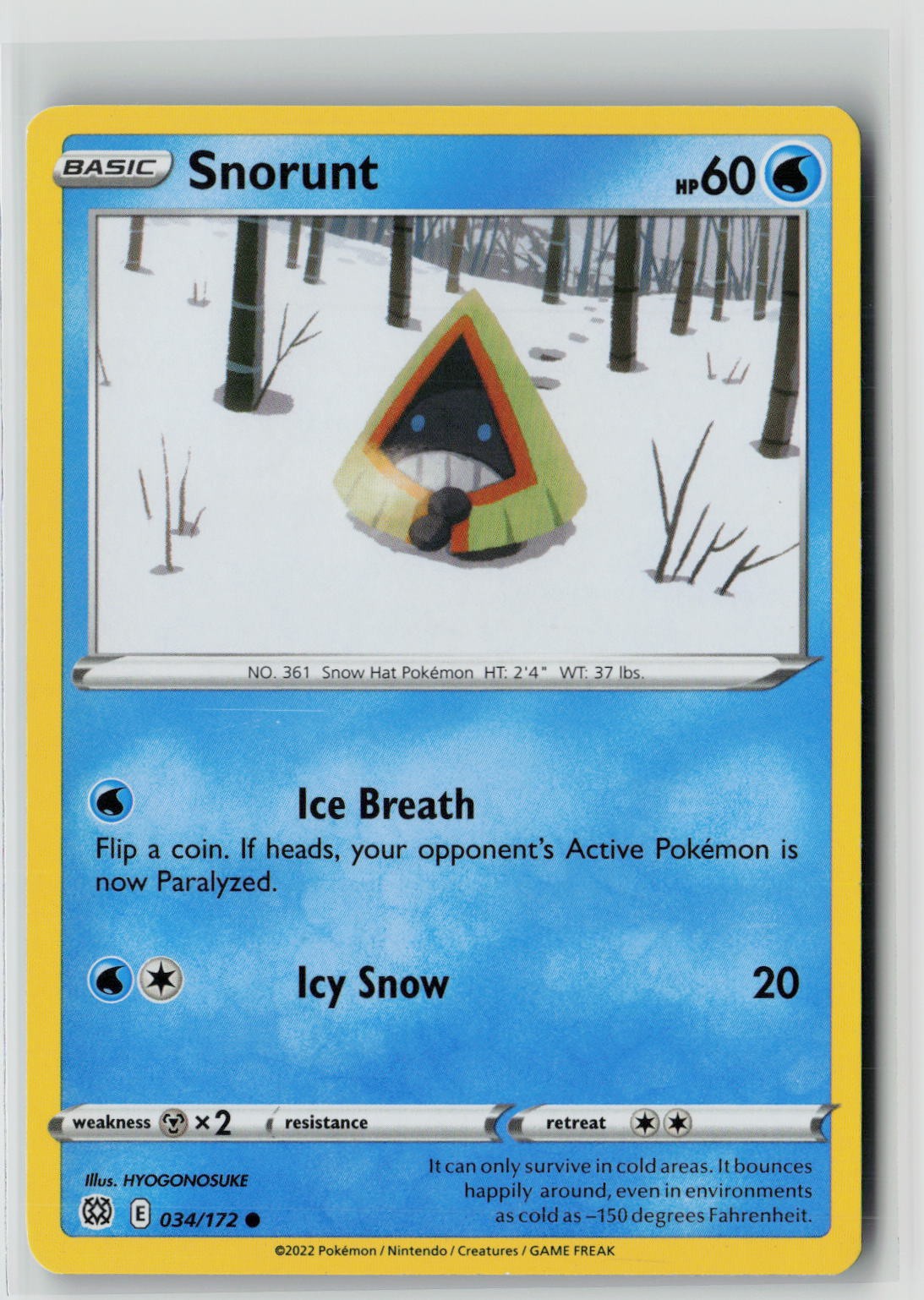 Snorunt (SWSH09: Brilliant Stars 034/172) NM
