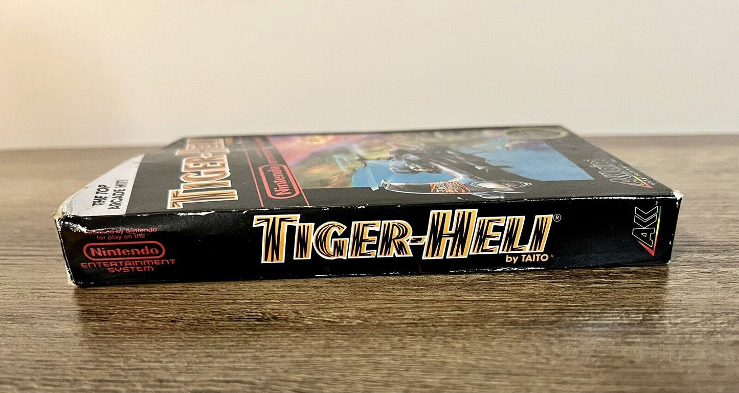 Tiger-Heli Nintendo NES Complete in Box CIB Tested & Works!