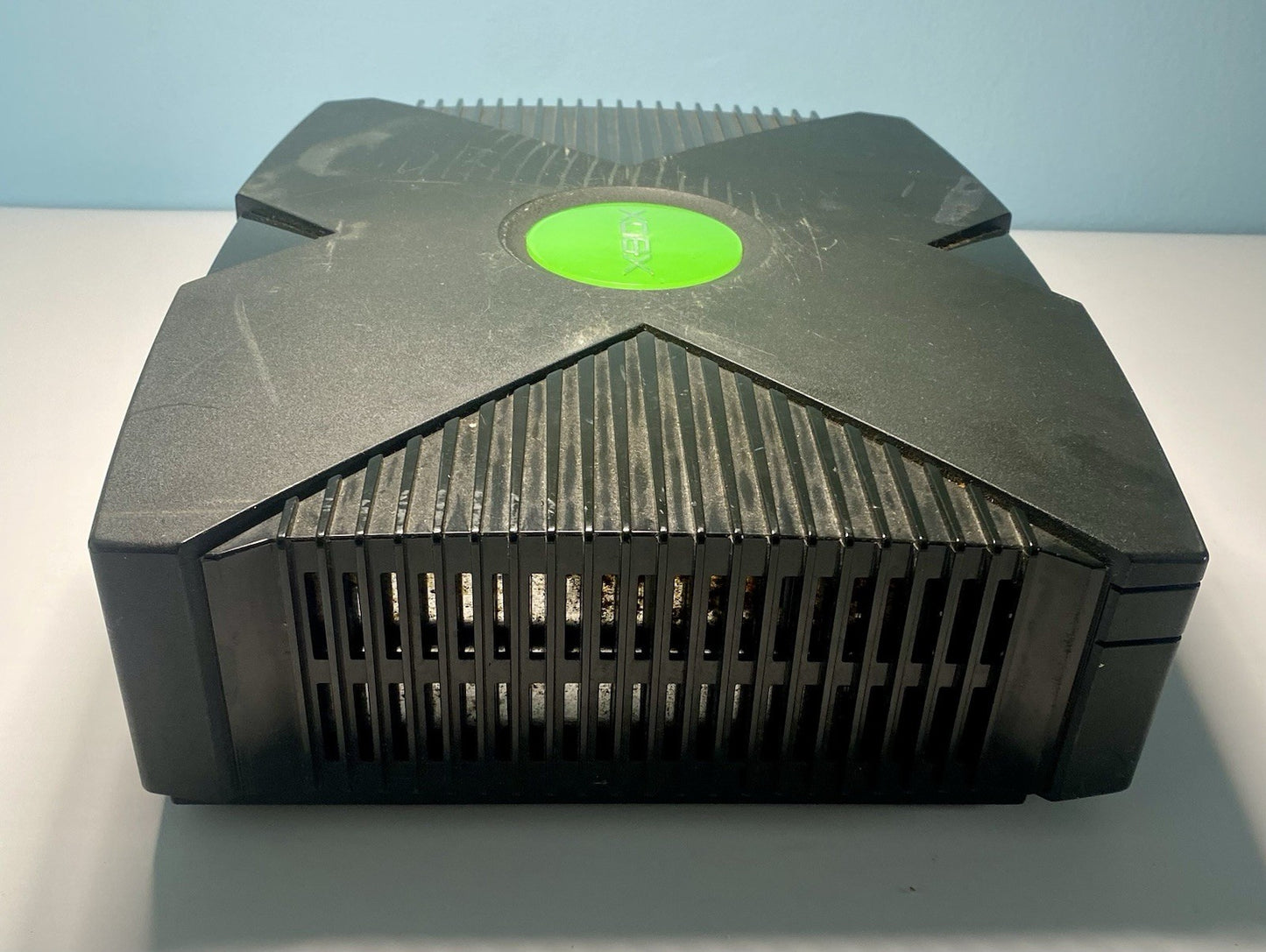 Microsoft Original Xbox Console W/ Controller & Cords For Parts Or Repair Read