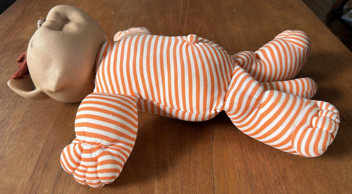 Cabbage Patch Kids Koosas Orange Striped Cat Pet Doll By Coleco 1983 Vintage